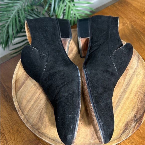 Pierre Cardin Black Suede Slip-Ons